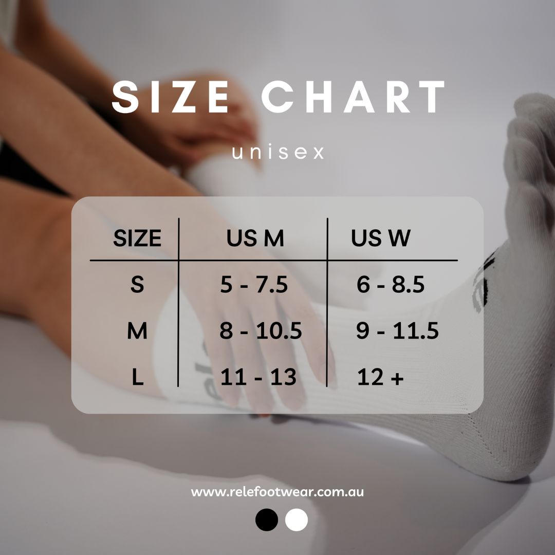 Midweight Crew Toe Socks WHITE